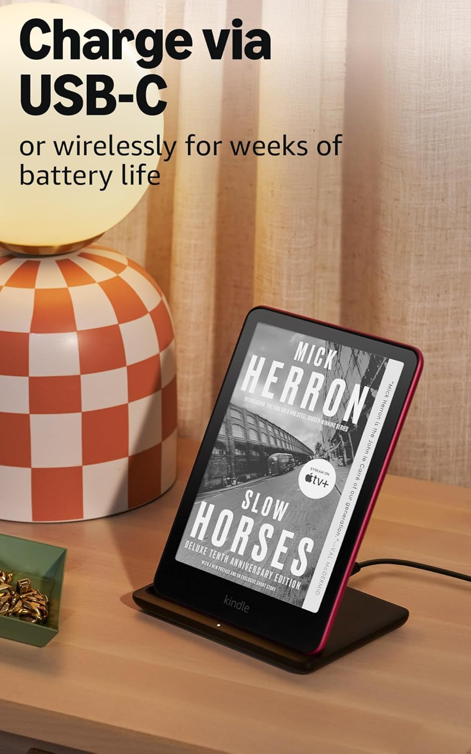 Kindle Paperwhite Signature 32GB – Auto-Light, Wireless Charging & 3 Months Free Kindle Unlimited